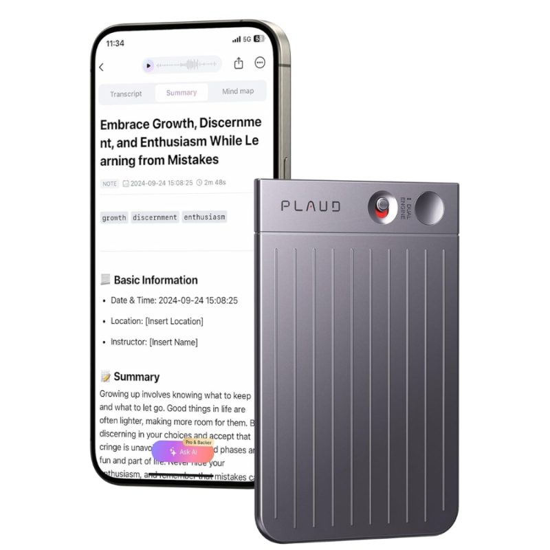 AI Voice Recorder, PLAUD Note Voice Recorder